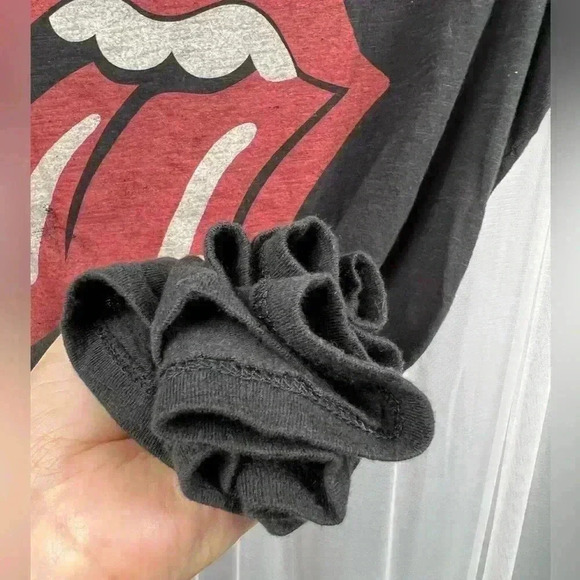 THE ROLLING STONES (2020) Official Women's 1975 US Tour Tongue Logo T-Shirt XL - Picture 4 of 10